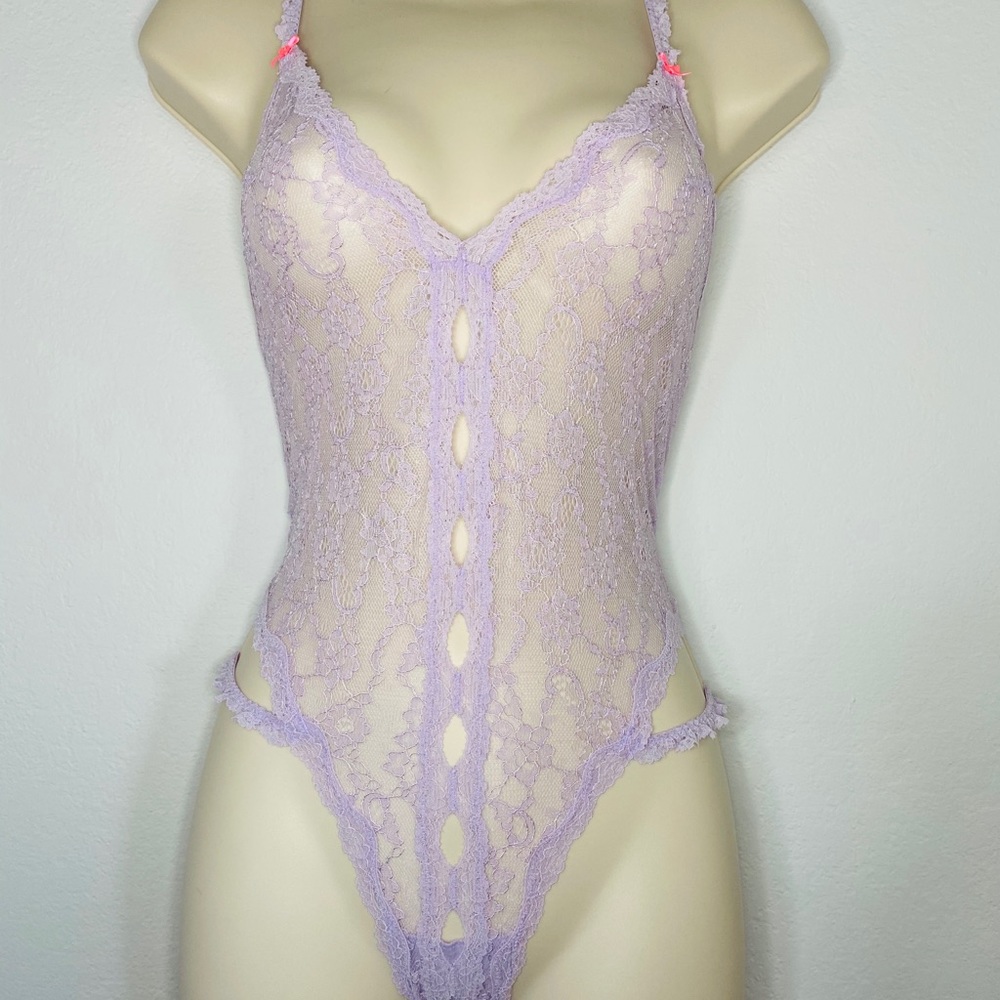 Lavender lace bodysuit